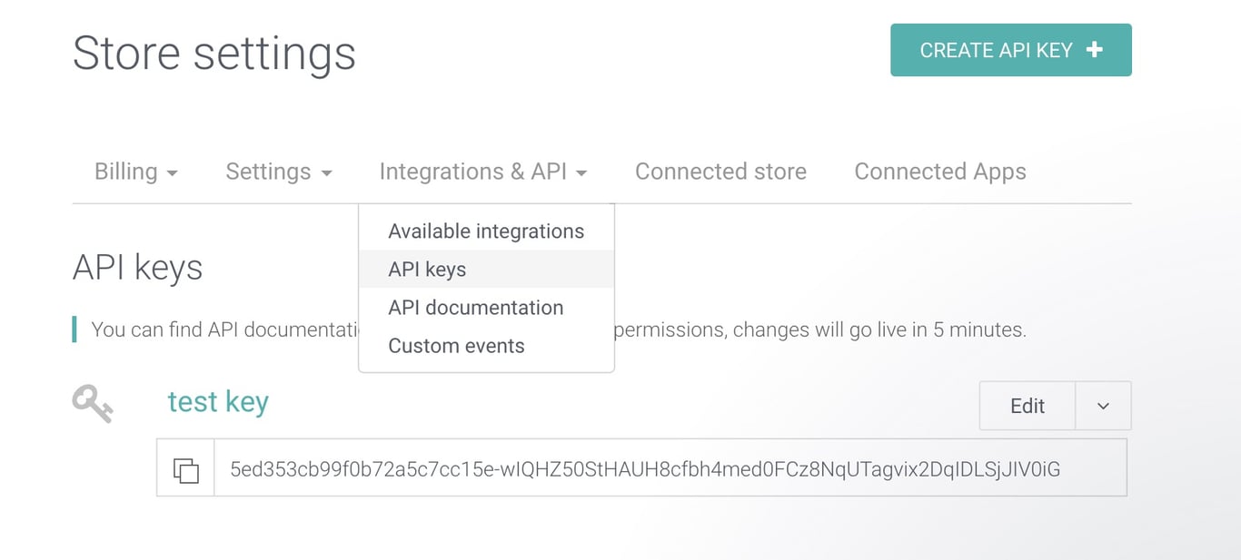 Omnisend api key - fyrebox